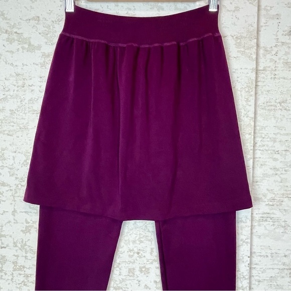 Angelina Skirt Legging Combo Merlot Maroon Color Size Large - Picture 7 of 15